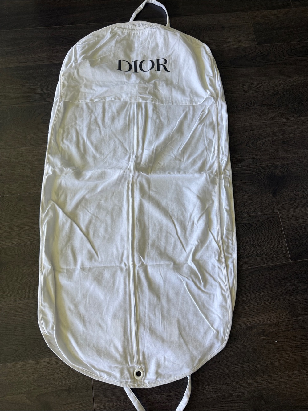 Dior White  Garment Cover